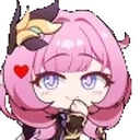elysiaKiss emote for Discord