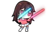 elisBeatSaber emote for Discord