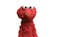 ElmoShrug emote for Discord