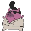ElvisPig emote for Discord