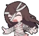 elisSpinMummy emote for Discord
