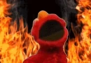 elmoPOGfire emote for Discord