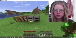 EllaPlayingMinecraftAtA emote for Discord