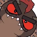 DunnieBitesBrows emote for Discord