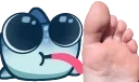 DvdLickFeeticles emote for Discord