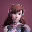 DVaLooksmaxxing emote for Discord