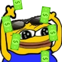dwPepeMoney emote for Discord