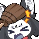 dyaBonk emote for Discord