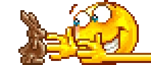 EatingChocolateBunny emote for Discord