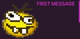 eblanfirstmessage emote for Discord
