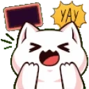 emotegatitoyay emote for Discord
