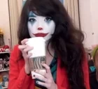 EmiruPaintedAsJokerDrin emote for Discord