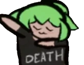 emilyDabbing emote for Discord
