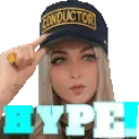 emilyhype emote for Discord