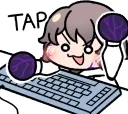 EnderhKeyboardSmashing emote for Discord