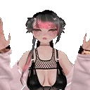 ErinHeadbutt animated emote for Discord, Twitch and Slack