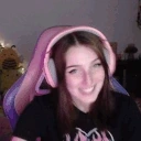 erinChoke2 animated emote for Discord, Twitch and Slack