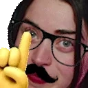 ellenTssk emote for Discord