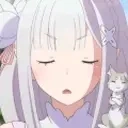 EmiliaLook emote for Discord