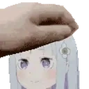 EmiliaPat emote for Discord