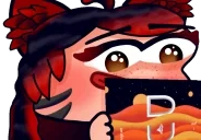 emilyyReading emote for Discord