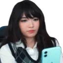 EmiruJustStaringAtHerPh emote for Discord