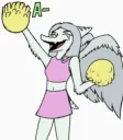 fangcheerleader emote for Discord