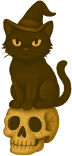 Mysteriousblackcat emote for Discord