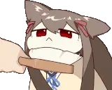 evilBrushie emote for Discord