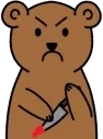 evilbear emote for Discord