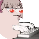 EvilChatting emote for Discord