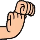 FeralMiddle emote for Discord