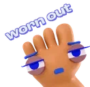 feetWornOut emote for Discord