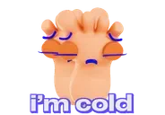 feetCold emote for Discord