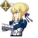 fgoAllSaberfaces emote for Discord