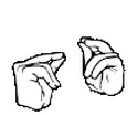 Fingerguns emote for Discord
