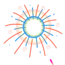 Fireworks emote for Discord