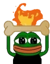 FireBonePeepo emote for Discord