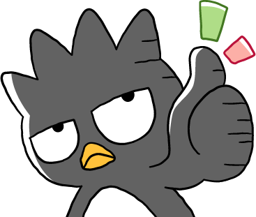 badtzmaruthumbsup emote for Discord