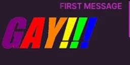 FirstTimeGayest emote for Discord