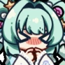 FinanaShy emote for Discord