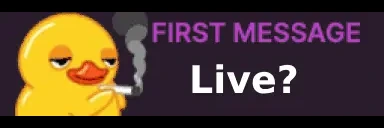FirstTimeLive2 emote for Discord