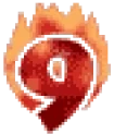 Fiery9 emote for Discord