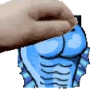 fishbuttpet emote for Discord