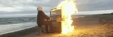 FirePiano emote for Discord