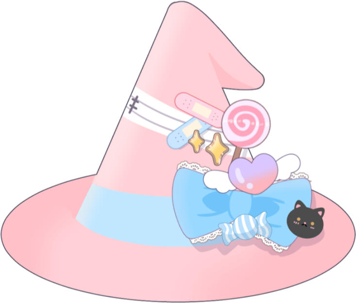 PinkWitchHat emote for Discord