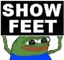 feet emote for Discord