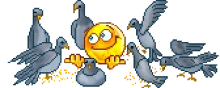 FeedingSeveralPigeons emote for Discord