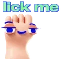 feetLickMe emote for Discord