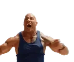 FlexingTheRock emote for Discord